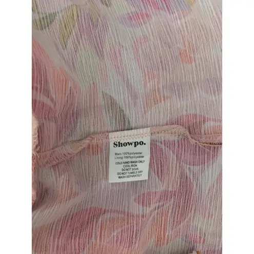 Show Po. Ain't No Sweetie crop Top Pink Size 8 NWT