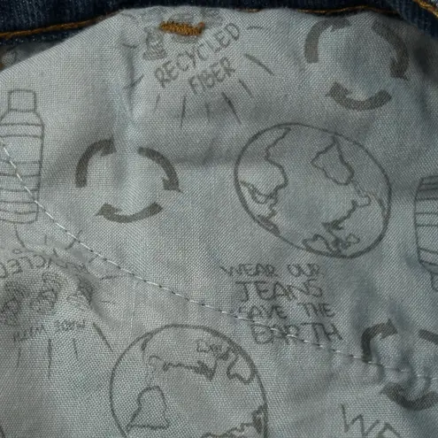 Sincerely Jules Button Fly Distressed Jeans Women’s Size 9/29 High Rise 5 pocket Blue