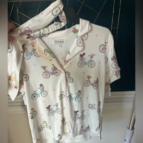 NEW PJ Salvage Floral Market PJ Set White Size M