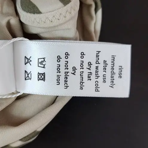 Green and Tan Swim Bottom NWT Medium Green Stripe Andie Swim Bikini Bottom - Image 11