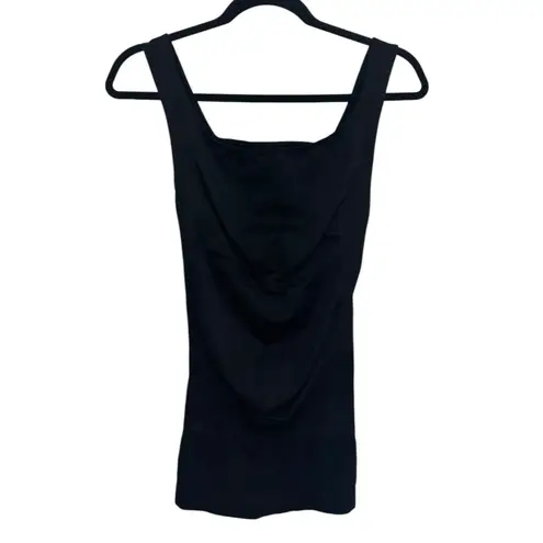 Blanqi Everyday Maternity Belly Support Tank Top in Black