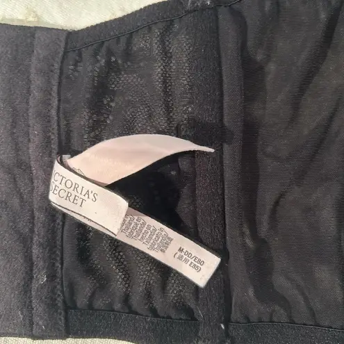 Victoria's Secret Victoria Secret Dream Angels Black lace corset top Medium DD with bow detail