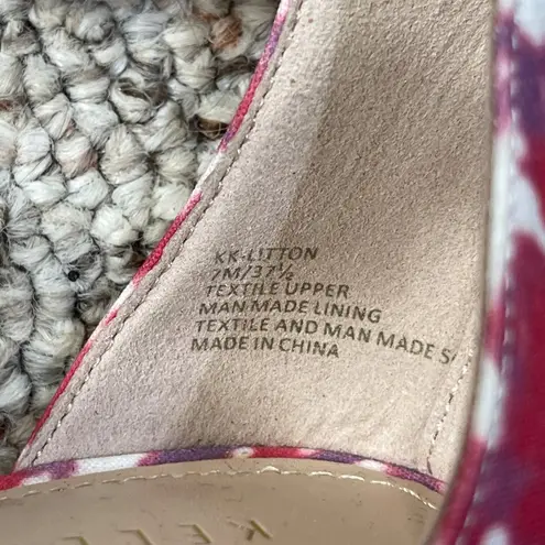 Kelly & Katie Litton Strappy Heel Sandals Pink Purple Size 7 Zip Platform - Image 10