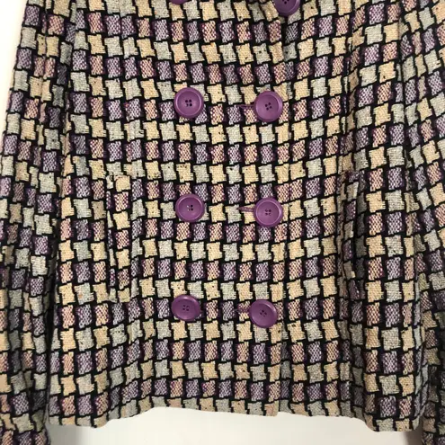 Vertigo Paris Vertigo Wool Blend Twill Double Breasted Peacoat Size XL