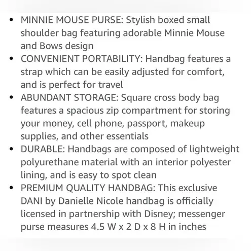 Danielle Nicole Minnie crossbody purse