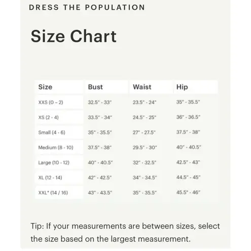 Dress the Population NWOT Camden Mermaid Hem halter white Gown sz XS