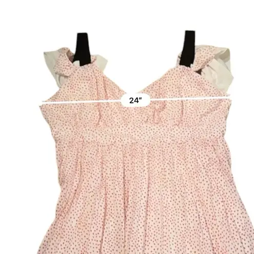 Eloquii RTR White & Red Valentine's Day Heart Print Off Shoulder Midi Dress 20