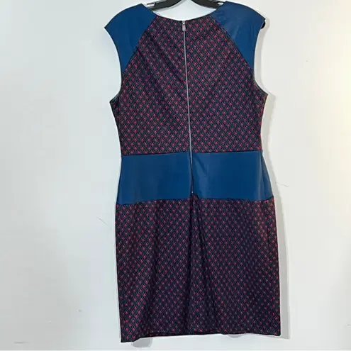 Andrew Marc New York Geometric Mini Sheath Dress