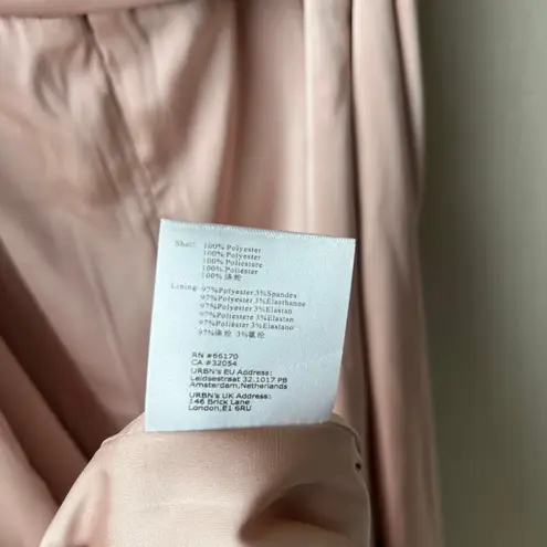 NEW V. Chapman Dress June Rose Pink Satin Strapless Corset Maxi Gown Size 12