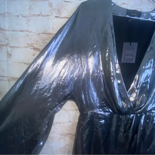 Michael Costello  x REVOLVE Tiana Mini Dress in Silver Size Small NEW