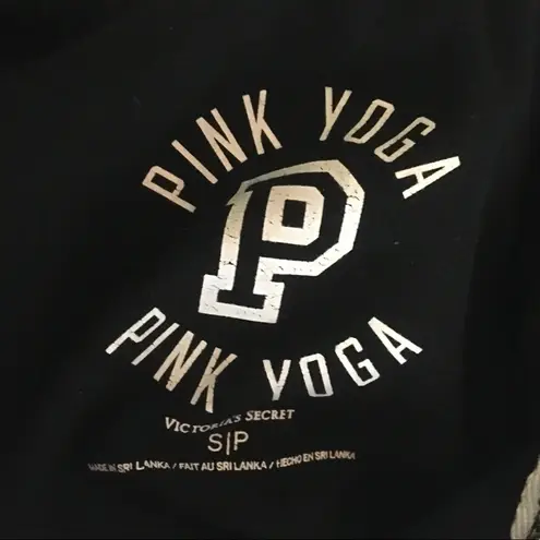 PINK - Victoria's Secret VS Pink Yoga Logo Quarter Zip Pullover Jacket S