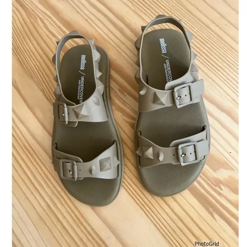 Melissa Beige Spike Sandals Size 7