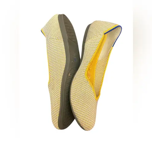 Rothy's The Flat Dandelion Triple Stitch Yellow Size 7