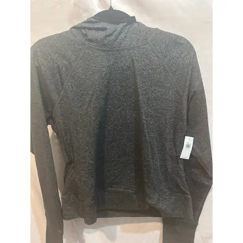 Old Navy NWT  Active Gray Heathered Cowl Neck Sweatshirt Hoodie Large