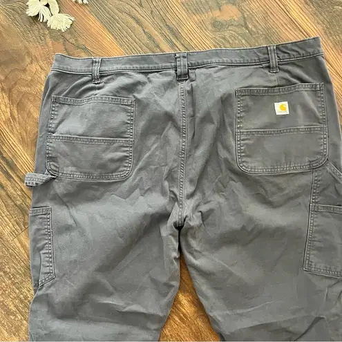 Carhartt  Loose Fit Rugged Flex Pants Womens 26W Gray Straight Leg Canvas