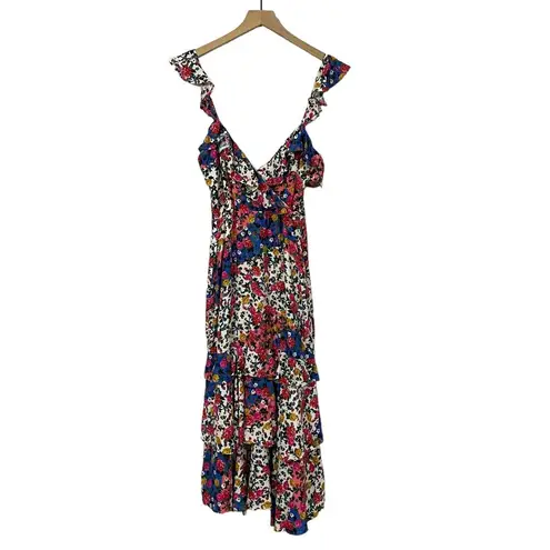 Majorelle Nolita Midi Dress - Patchwork Multi - Small