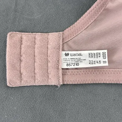 Wacoal Bra 42DDD Minimizer Bra 857210 Visual Effects Mauve Pink Underwire