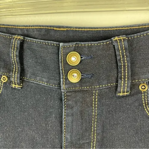 Boston Proper Dark Wash Flared Leg Jeans, Size 4