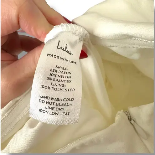 Lulus NWOT Impress Release White Off