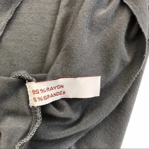 Walter Baker Grey Short Sleeved Top: Ivory Lace