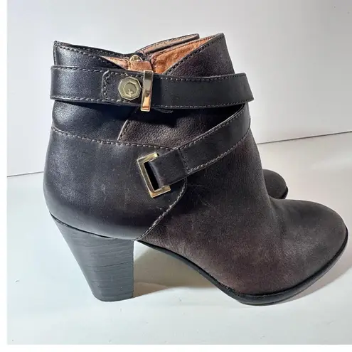 Louise et Cie Lo Ranier Booties Womens Sz 8 Leather Western Cowgirl Chic Style