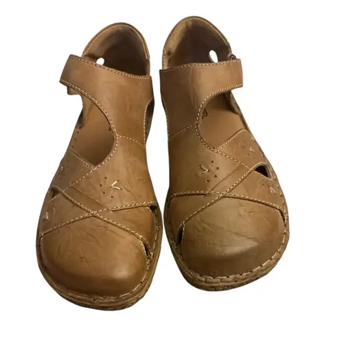 Josef Seibel Resalie 03 Camel Capri Sandal Size 10 Brown