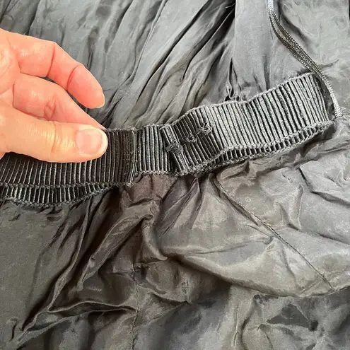 Acne Studios Black Taffeta Strapless Mini Dress Size S