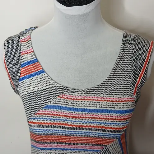 Premise multi color striped smock dress size small