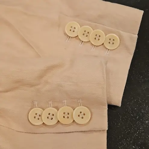 💕CUYANA💕 Linen Blend Blazer ~ Cream Small