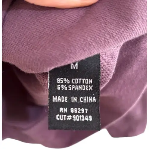 BCBGMAXAZRIA Vtg  Hoodie Womens Size M Mauve Full Zip Y2K Rhinestone Embellished