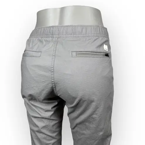 Vuori Women's Gray Cropped Mid-Rise Performance Athletic Pants Size Medium