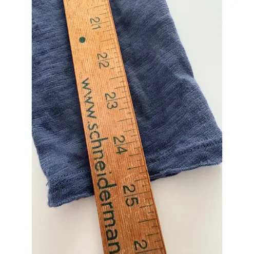 Bobi T shirt Shift Dress Womens Large Blue V Neck Soft Lounge Lagenlook Comfy