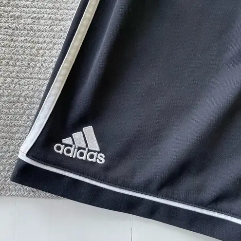 Adidas  Black White Stripes Soccer Shorts Size Medium Number 12
