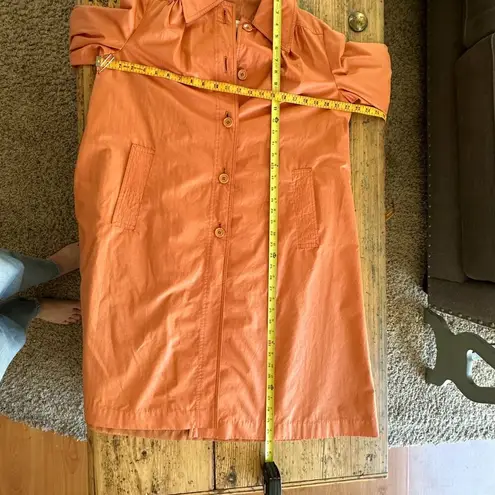 The Broadway Trench Coat Size 10 Orange