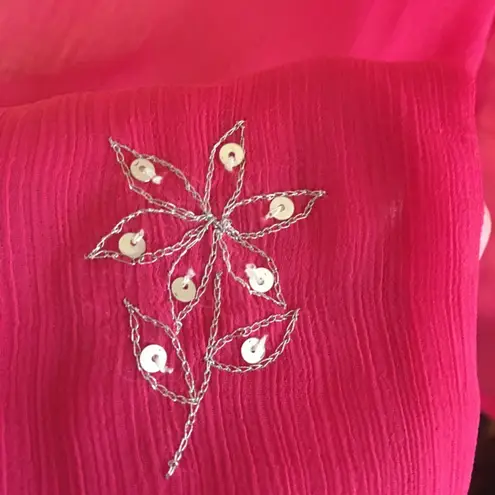 Metro Style embellished summer tunic top NWT 10