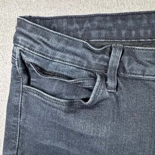 Just Black Jeans Womens 32 Flare Bootcut Stretch Denim Made in USA Classic Blue