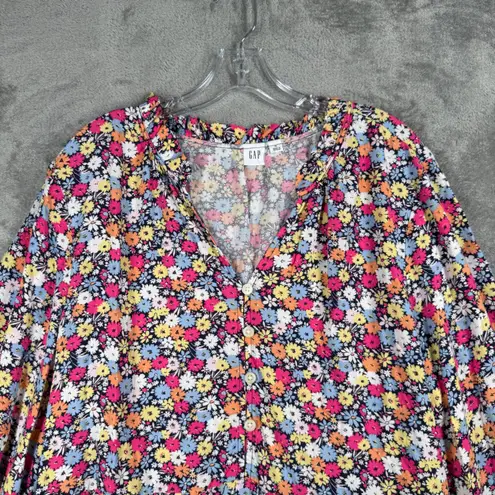 Gap  Floral Babydoll Dress Womens‎ XL Multicolor Boho Prairie Cottagecore