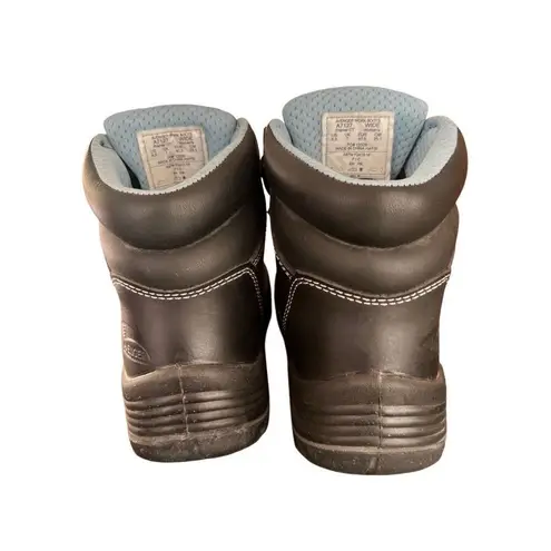 Avenger Womens Comp Toe Fraimer CT Leather Boots Size 8.5 Black