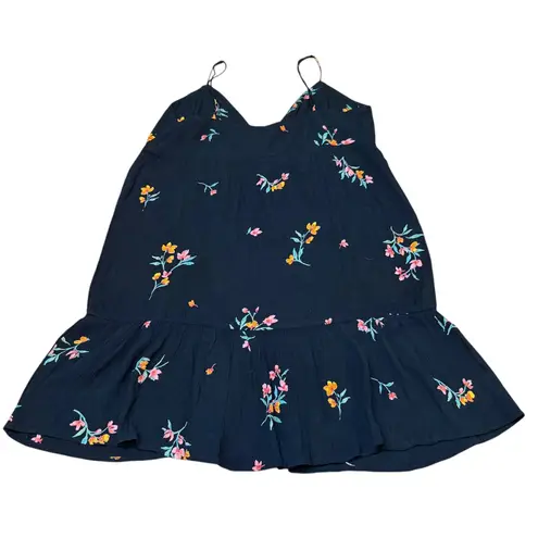 Volcom  Women's Floral Embroidered V Neck Sleeveless Mini Dress Size M - Image 7