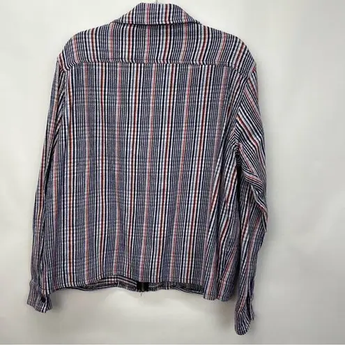 Tribe Kelley Oversized Shacket Size Small Striped