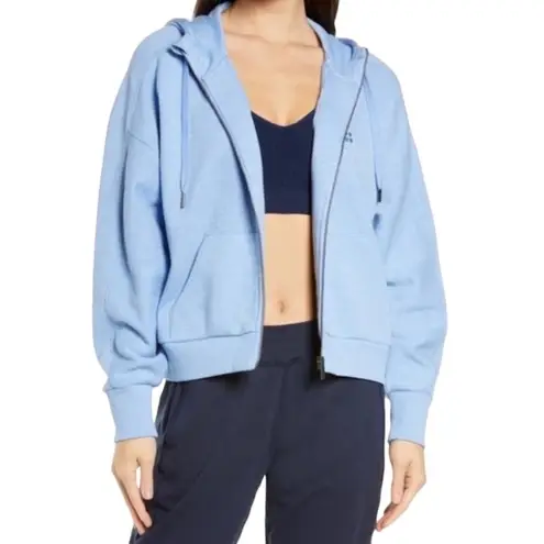 Sweaty Betty  Coastal Blue Essentials Zip Through Hoodie Size XL