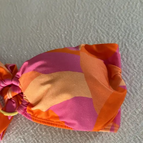 VIX Greta Ring Bandeau Bikini Top, Size Small, $126