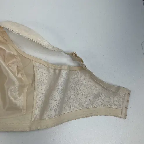 Underscore 48DD 48E Bra Unlined Wirefree Full Coverage Beige Lift Support Tan Size undefined - Image 10