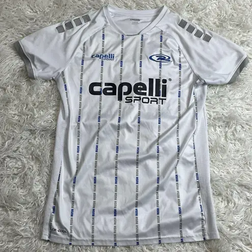 Capelli Sport Missouri Rush Soccer Jersey Womens XL Blue White Striped #95