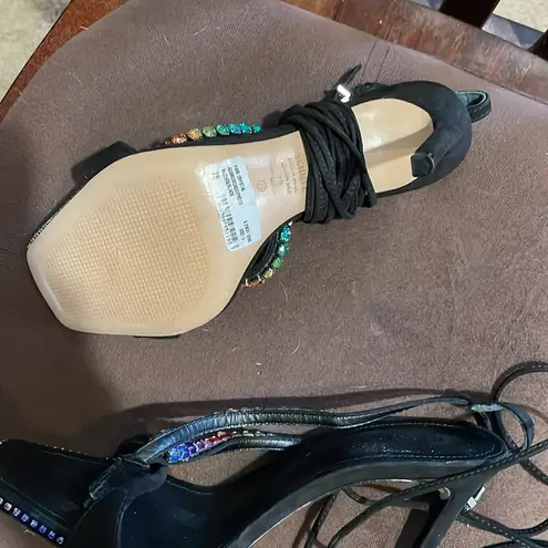 Schutz rainbow sandal heels