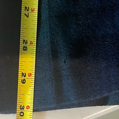 Vintage Giorgio Sant’Angelo Women’s Wool Plaid Trousers Size 4 Made in Bulgaria Blue