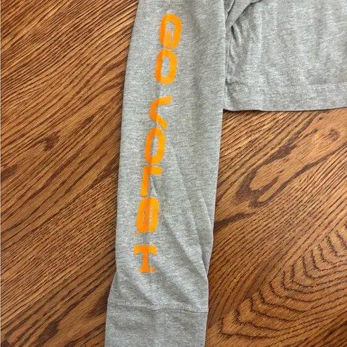 Nike  Gray Cropped Long Sleeve Tennessee Tee