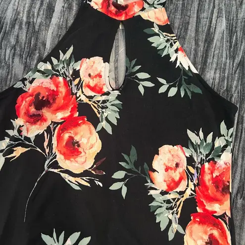 Floral Halter Neck Top