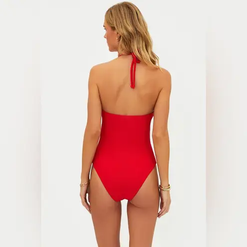 Beach Riot Core Collection Phoenix One Piece Red, Size Large, $178