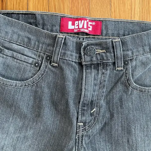 Levi's Levi’s 511 Skinny women’s black stretchy cotton red tab jeans, size 26x26 1/2